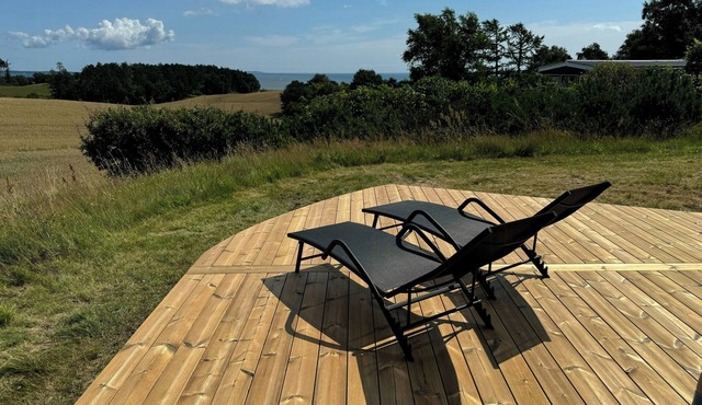 Holiday home with panoramic views on Helgenæs