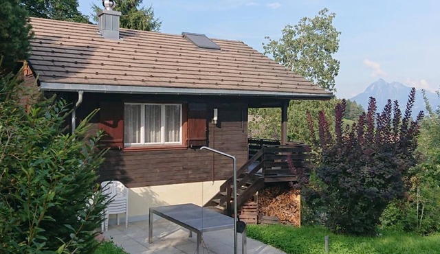 Holiday home with wide panoramic view and garden