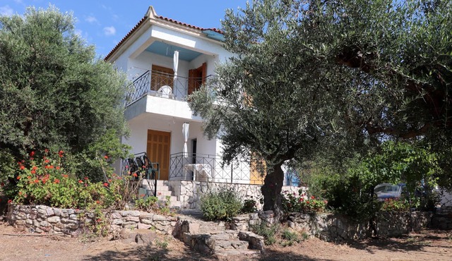 Holiday house amid olive groves, sea view, wifi | Messenia, Peloponnese