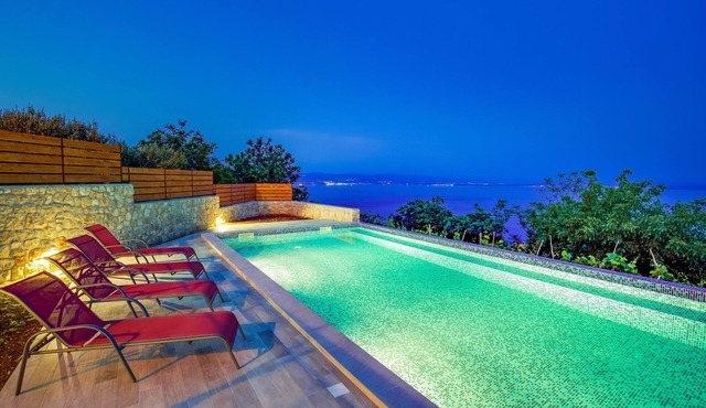 Holiday house with a swimming pool Obrš, Opatija (K-7835)