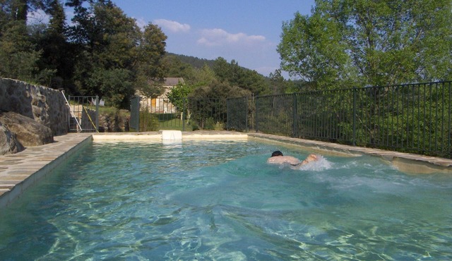 Holiday house in the Cévennes in Malbosc with pool, close to the Lozère mount