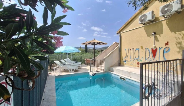Holiday house Niksi - with pool: - Skrip, Island Brac, Croatia
