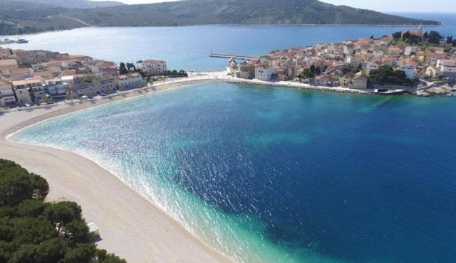 Holiday house Pax - with pool: - Marina, Riviera Trogir, Croatia