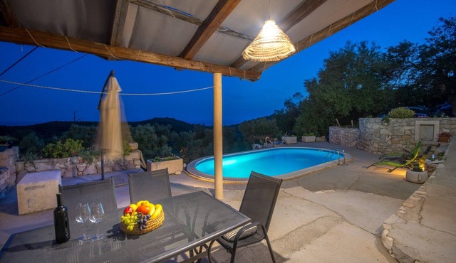 Holiday house Stone - pool house: - Babino Polje, Island Mljet, Croatia