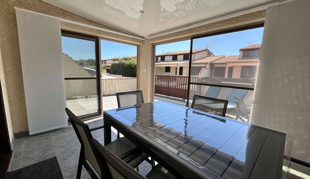 Holiday house with Airco for 4 people -500m from the sea -RESIDENCE TAMARIS -WIFI- Portiragnes.