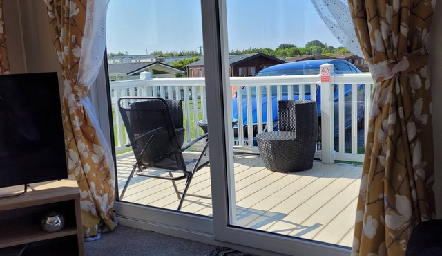 Holiday lodge with all park amenities