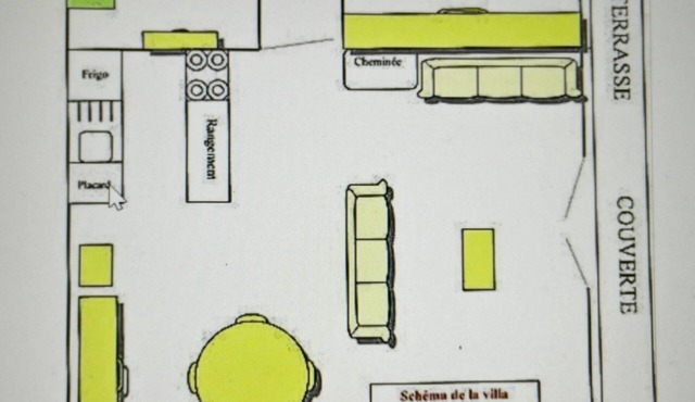 Holiday villa with pool, large terrace and great sea and far view.