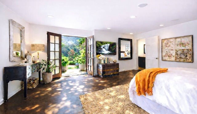 Hollywood Hills Spa Retreat+Jacuzzi Style Tub+Steam+Views+1/2 Acre Garden+Deck