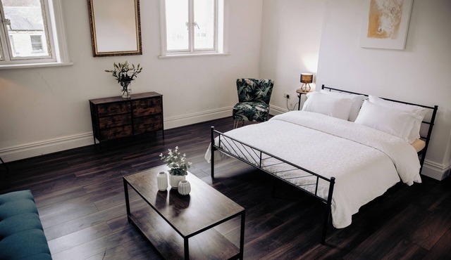 Holmfirth converted bank: centre of Town