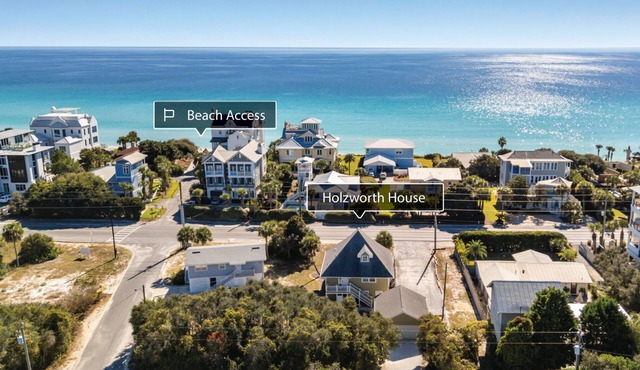 Holzworth House - Seagrove Beach Home With Gulf Views Large Decks And 2 Bikes