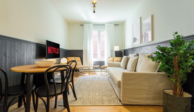 HOMA-Comfort&Style-2BR-Spacious-Natural Light-FeelHome-A/C-SelfCheckIn-Metro