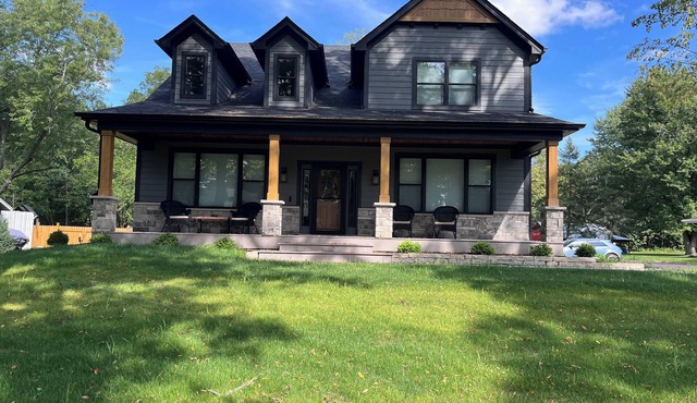 Home across the street from Lake Beulah in East Troy, WI. Boat rental available