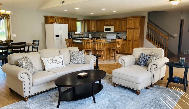 Home at Long bridge in Detroit Lakes near WE Fest, Golf, the famous DL beach.