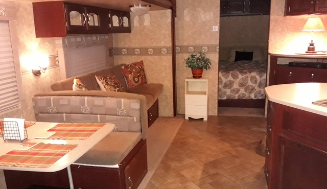 Home away from home is what you'll find in this RV in Marietta Ohio.