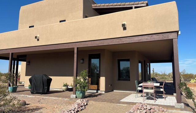 home backs to the state park, heated saltwater pool and jacuzzi