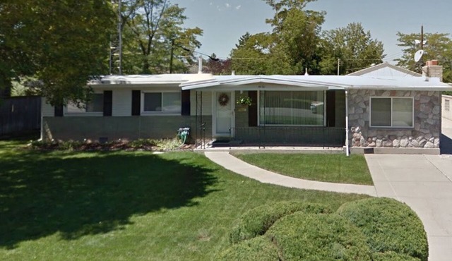home in central Salt Lake Valley, east side