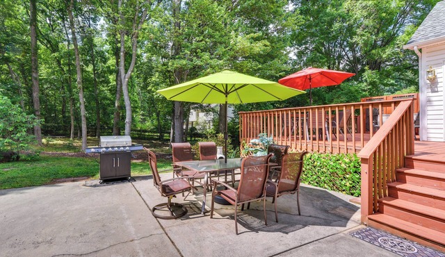 Home in Matthews w/Fenced Yard & Spacious Deck!