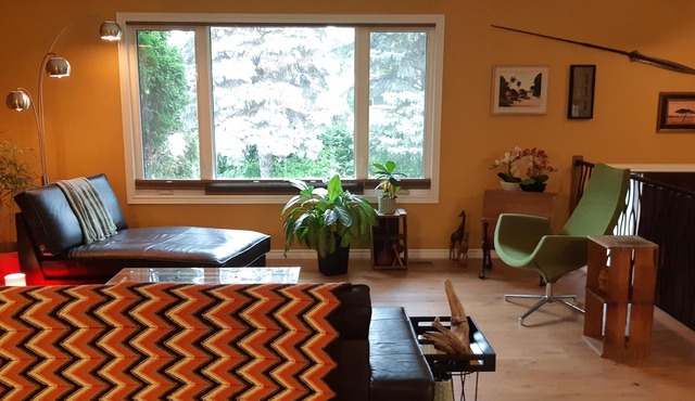 Home on large park like lot. Close to beaches, Prov parks & festival grounds.