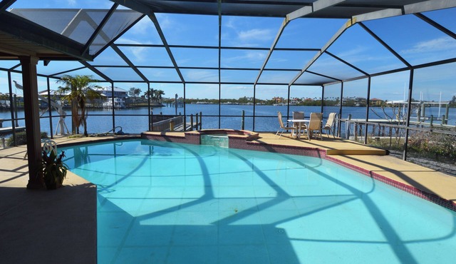 Home on the water w/pool and dock