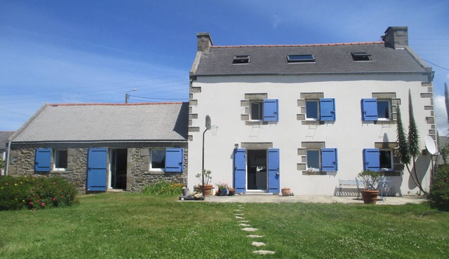 home to gulls and blue shutters