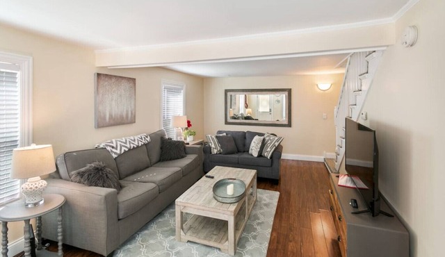 Home w/Garage in DT Libertyville Near Naval Base!