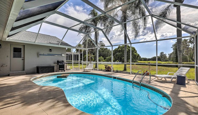 Home w/Pool & Golf Course Views in Palm Harbor!