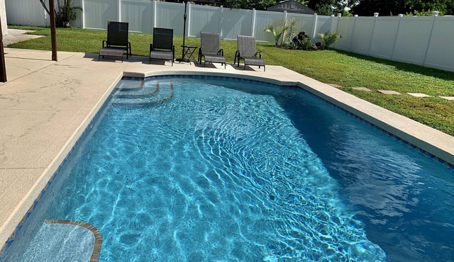 Home with private heated pool