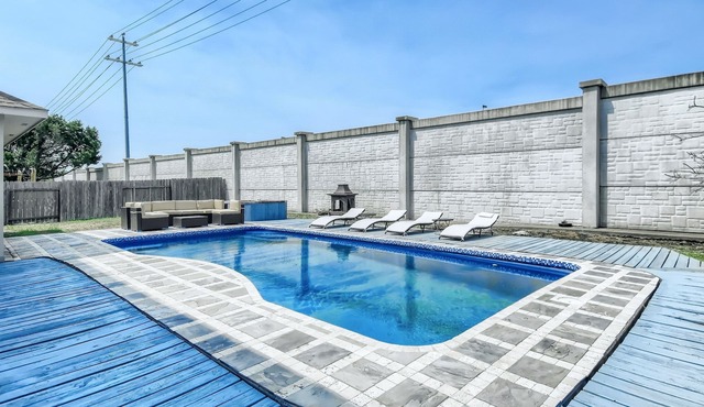 Home with private pool rents for longer term stay
