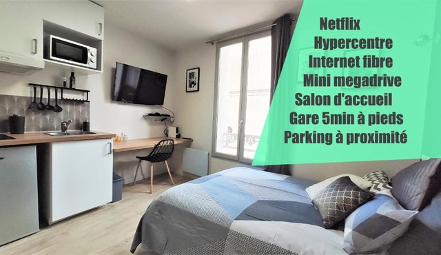 Home&Work 201 - HYPERCENTRE - fibre et parking a proximité