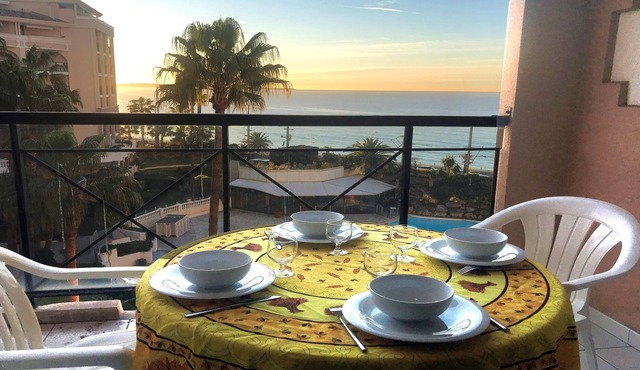 Homerez - 50 m away from the beach! Appartement for 4 ppl. with shared pool