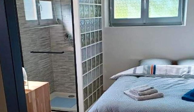 Homerez - Apartement 3 km away from the beach for 2 ppl. with terrace at Publier