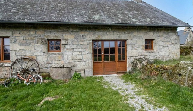 Homerez - Authentic Granite House - Chaumeil - Fireplace