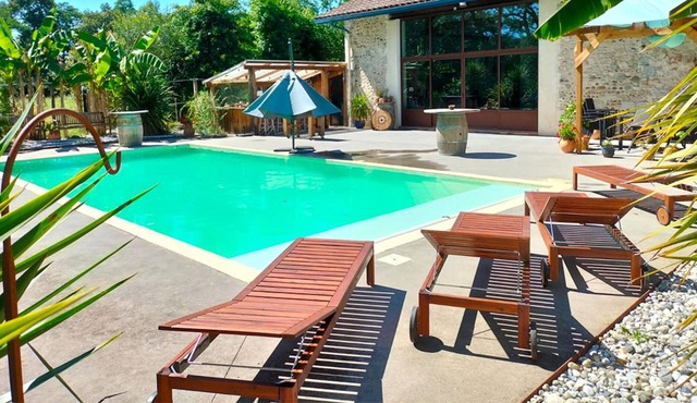 Homerez - Big villa for 19 ppl. with swimming-pool at Saint-Jean-de-Marsacq