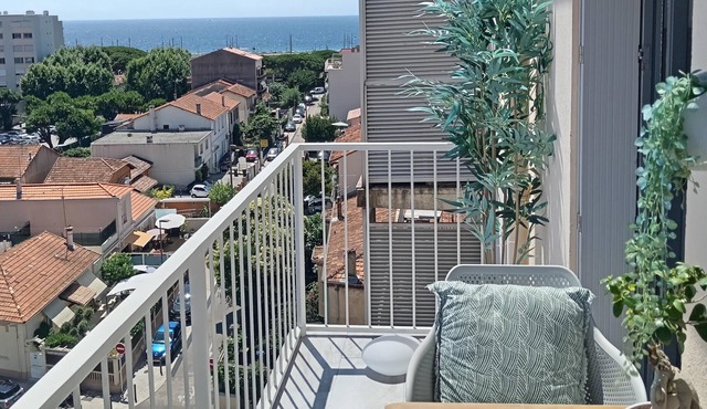 Homerez - Beautiful appartement 500 m away from the beach for 4 ppl. at Cannes