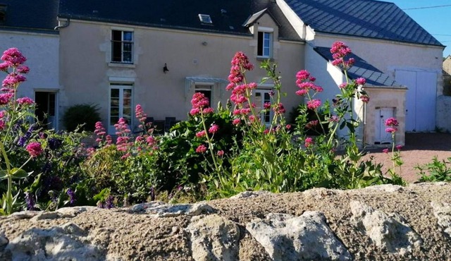 Homerez - Big house for 9 ppl. with garden at La Chapelle-Saint-Martin-en-Plaine