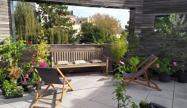 Homerez - Charming apartment in Saint-Ouen with terrace & city view
