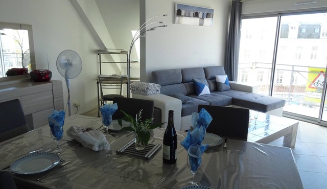 Homerez - Cosy Apartment in Berck with Sea View (72m²) + Balcony