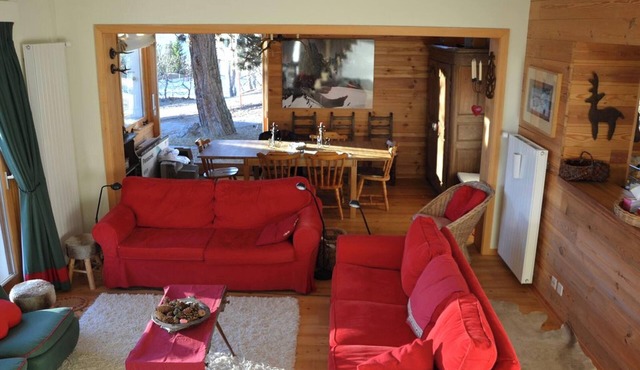 Homerez - Cosy Chalet in Anzère with Mountain View and Fireplace