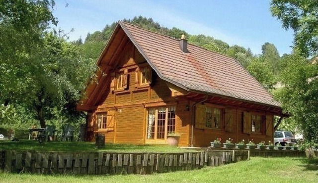Homerez - Cozy Chalet in Lalaye, Fireplace