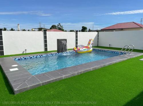 Homestay Malacca Private Pool - Klebang Beach, BBQ,15 Pax