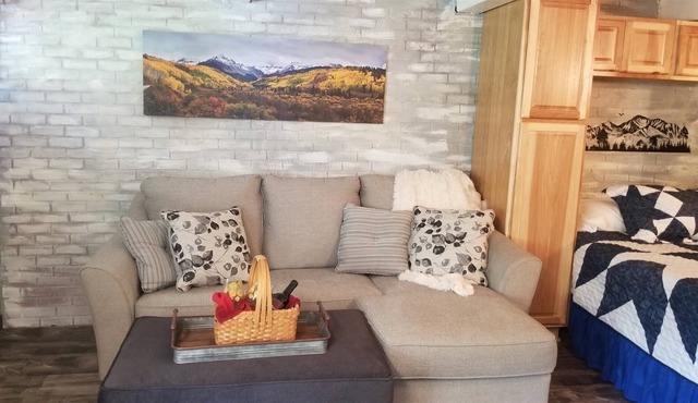 Homey and cozy with a large table for great feasts or epic card games.