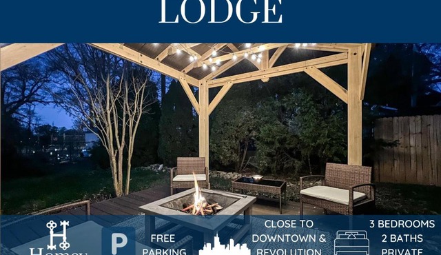 Homey Lodge - Cozy home/Walk to Revolution Mill/Near Downtown/Perfect for groups and family/Free parking
