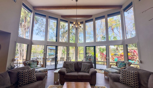 Homosassa River Retreat with Pool, Dock, Fire Pit & Water Sports
