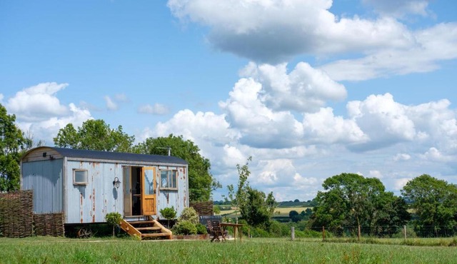 Honey Bee - Comfortable luxury shepherds hut with hot tub