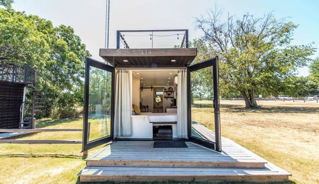 Honeycomb Container Home | "Pickleball Court!"