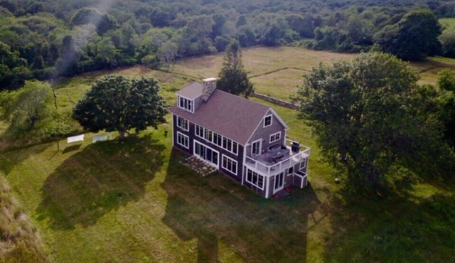 Hope House on Rhode Island's South Shore sits on 6 private acres