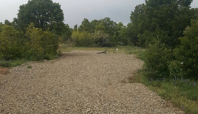 Horny toad point RV space up above Dolores Colorado book today great view s!