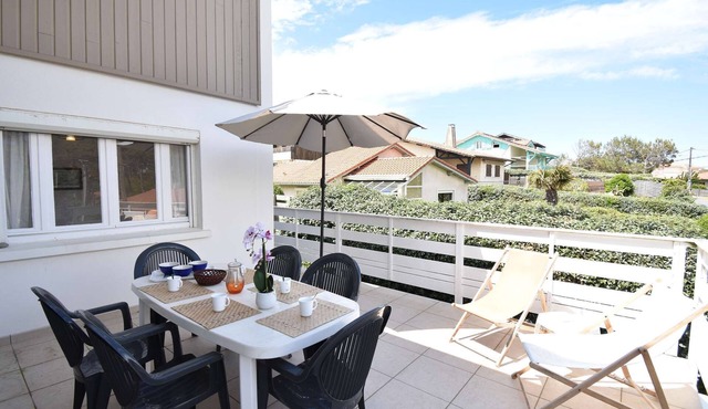Hossegor "BEN ET SOU" Apartment on the first floor of a villa for 6 people.