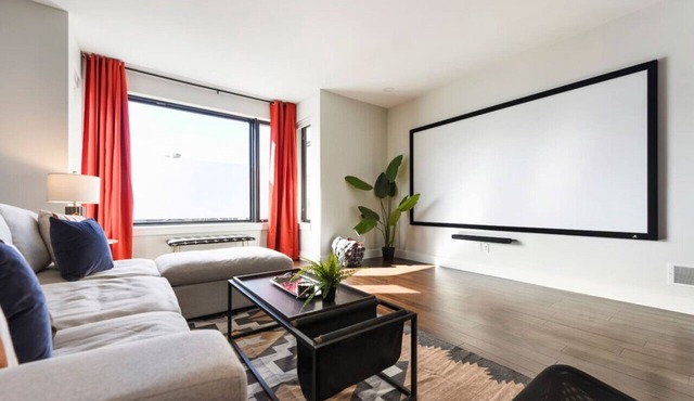 ★ HostWise Stays ★ Tech Stay w/In-Home Cinema & Secure Parking Spot