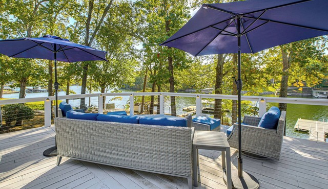 Hot Springs Lakefront Home w/Dock & Water Views!
